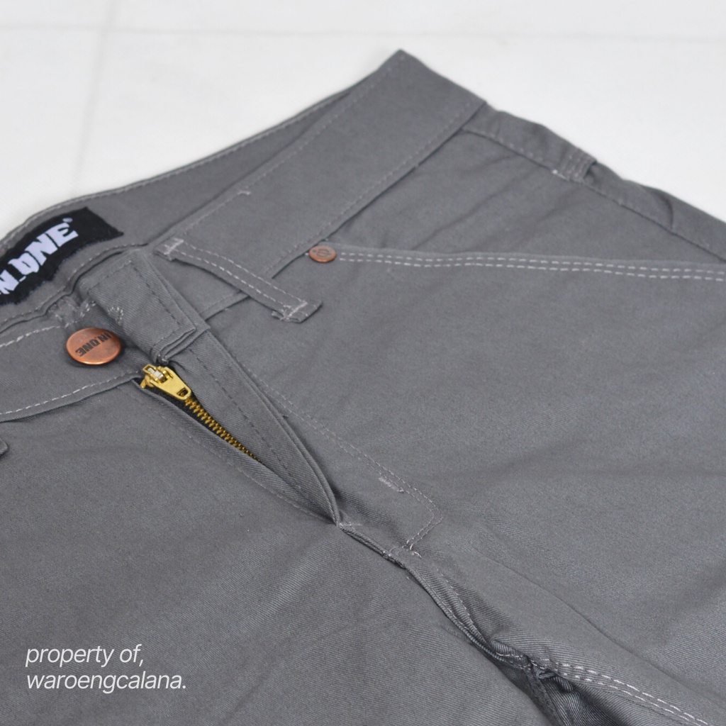 Celana Chinos Kain Chino Panjang Cowok Kerja Kantor Pria Slim Fit Original