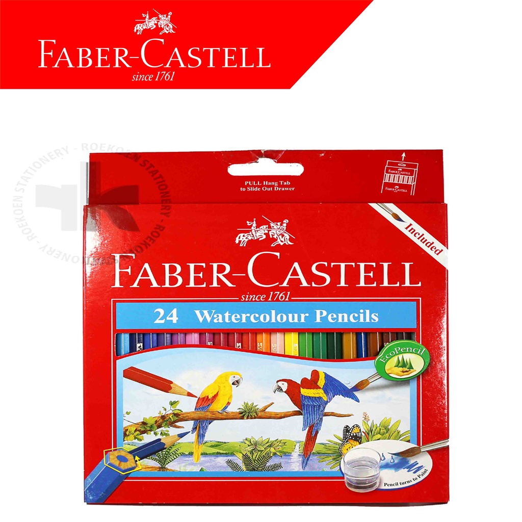 

Faber Castell Parrot Pensil Warna 24 Panjang Watercolour 114464