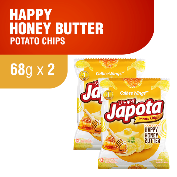 

Japota Potato Chips Happy Honey Butter 68 gr x2