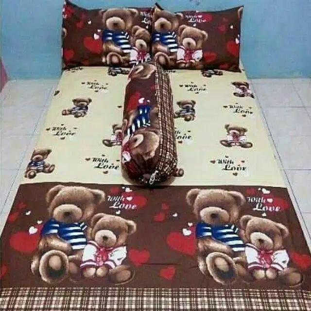 Seprai Karakter Seprei Homemade Ukuran 200×200 Seprai Sarung Bantal  Seprai Sarung Bantal Guling