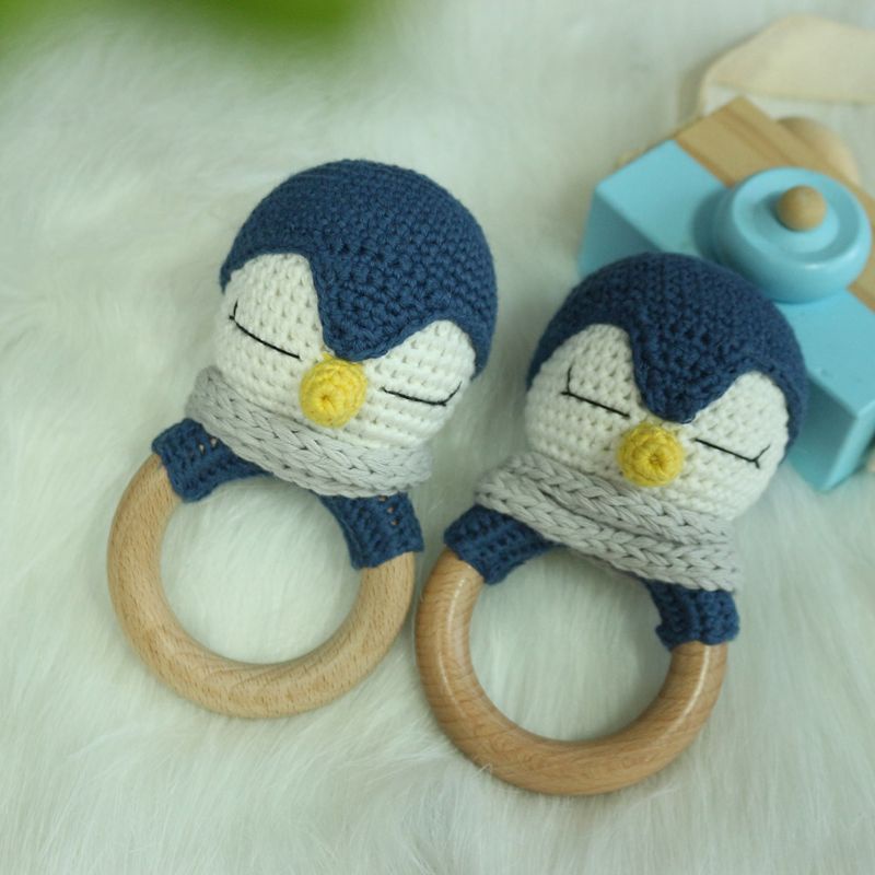 Mary Mainan Teether Bayi DIY Bahan Kayu