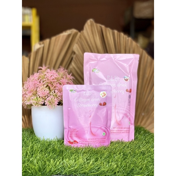 ELD COLLAGEN DRINK ORIGINAL 100% DISTRIBUTOR RESMI 60gr dan 125gr minuman collagen pemutih