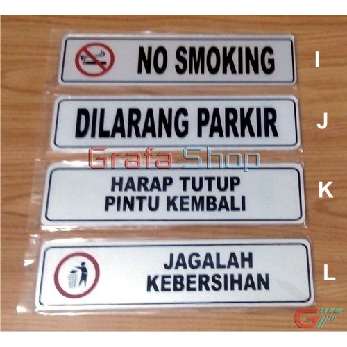 

Signboard Acrylic label