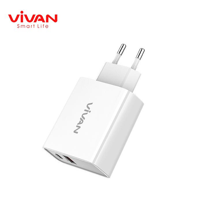 Charger Fast Charging Vivan DT01 Adapter 30W Fast Charger 5A - Garansi Resmi 1 Tahun