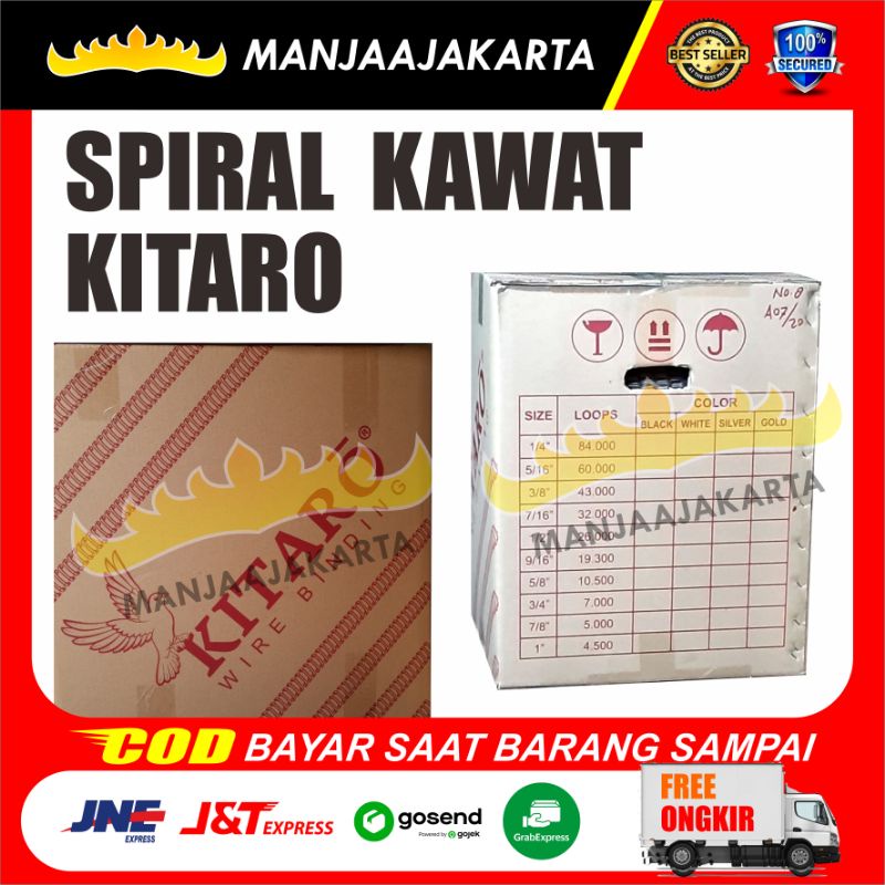 

Ring Kawat Kitaro Spiral Kalender Meja 7/16putih Kawat Spiral Nomor 7 Kalender Meja Spiral Kawat Roll Wire Spool Jilid Spiral Kalender Duduk Ring Jilid Buku