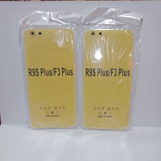 Anti Crack Oppo F3 Plus Case Silikon Bening Oppo R9S Plus F3 Plus