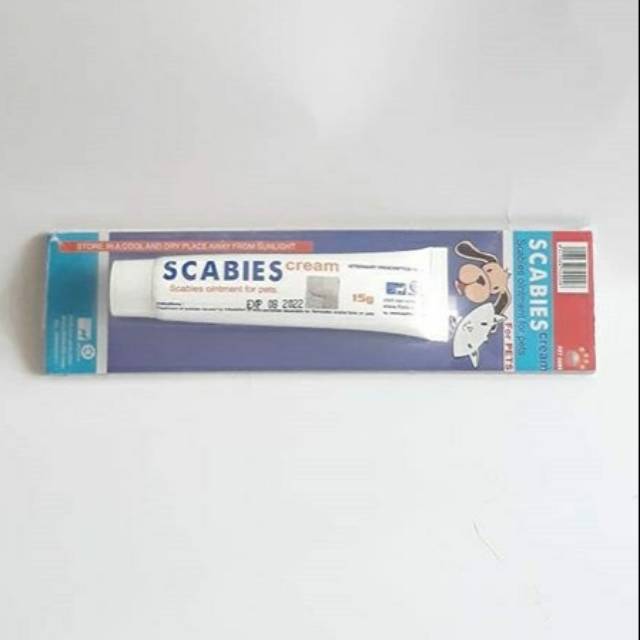 Scabies cream kucing anjing 15g