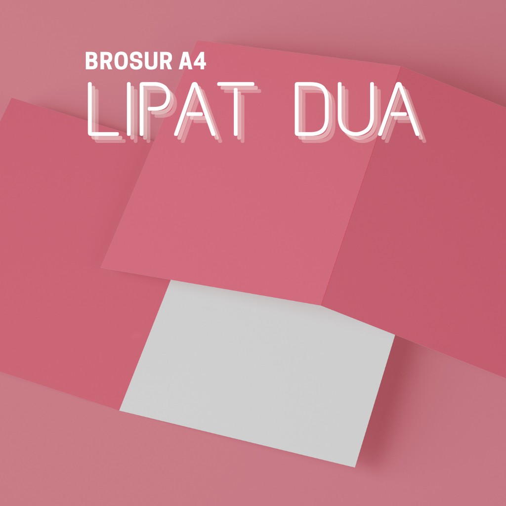 

Cetak Brosur Flyer Leaflet Bifold Lipat 2 Kilat Murah