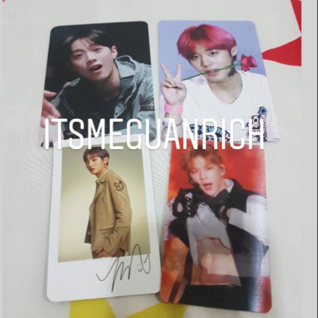 Photocard (PC) Lai Guanlin, Park Jihoon, Yoon Jisung, Kang Daniel.