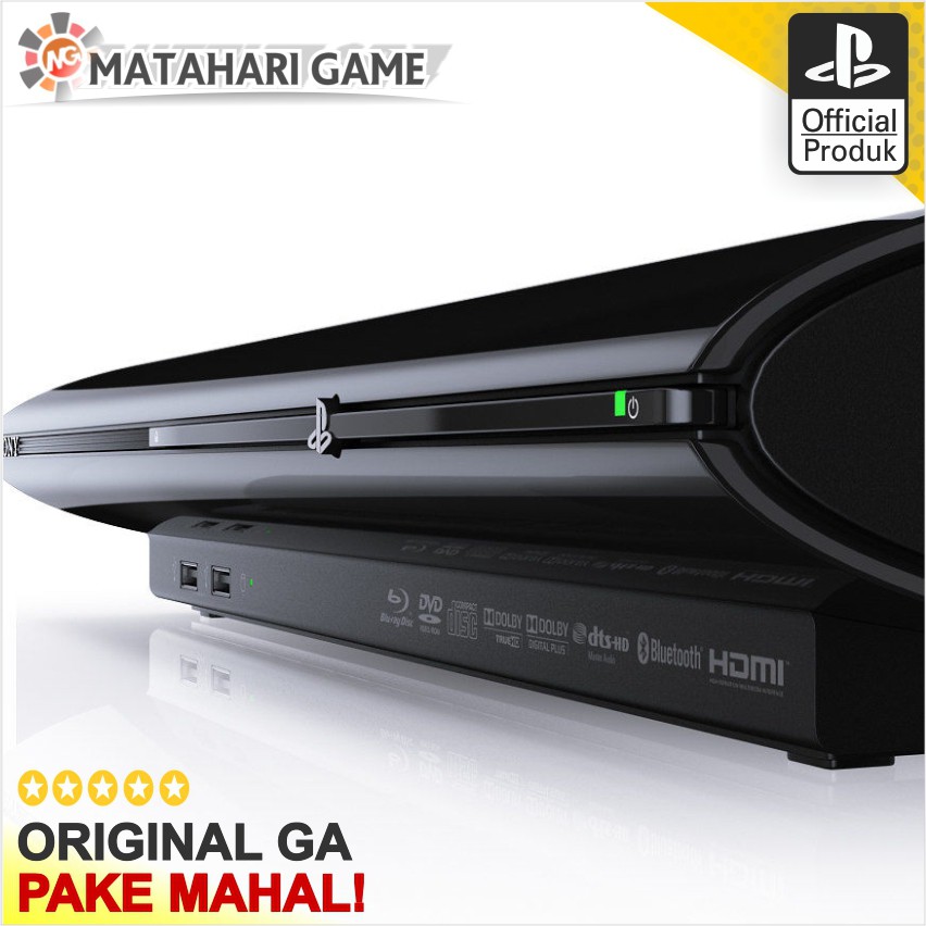 New - PS3 Asli SONY Superslim  CFW 250Gb + 2 STIK -Garansi 1 Tahun