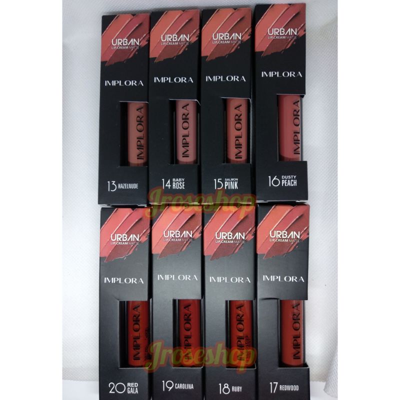 12PCS LIPCREAM IMPLORA NEW NO 13-20 ORIGINAL BPOM