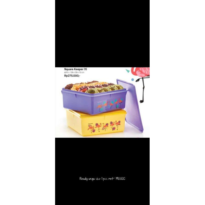 square keeper tupperware jumbo