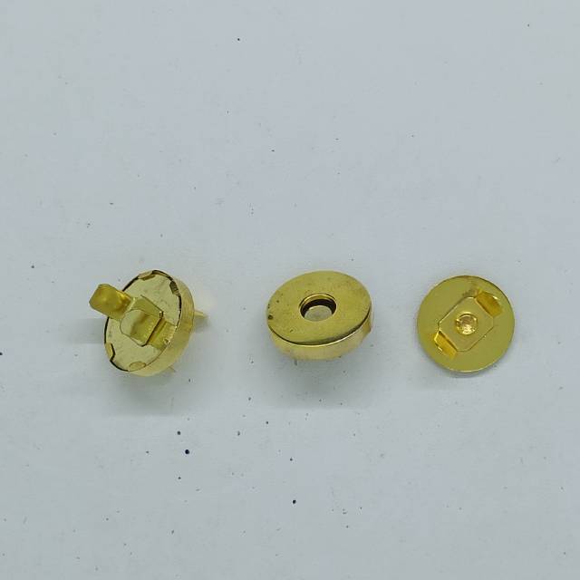 Kancing Magnet besar 1.8mm warna gold per biji