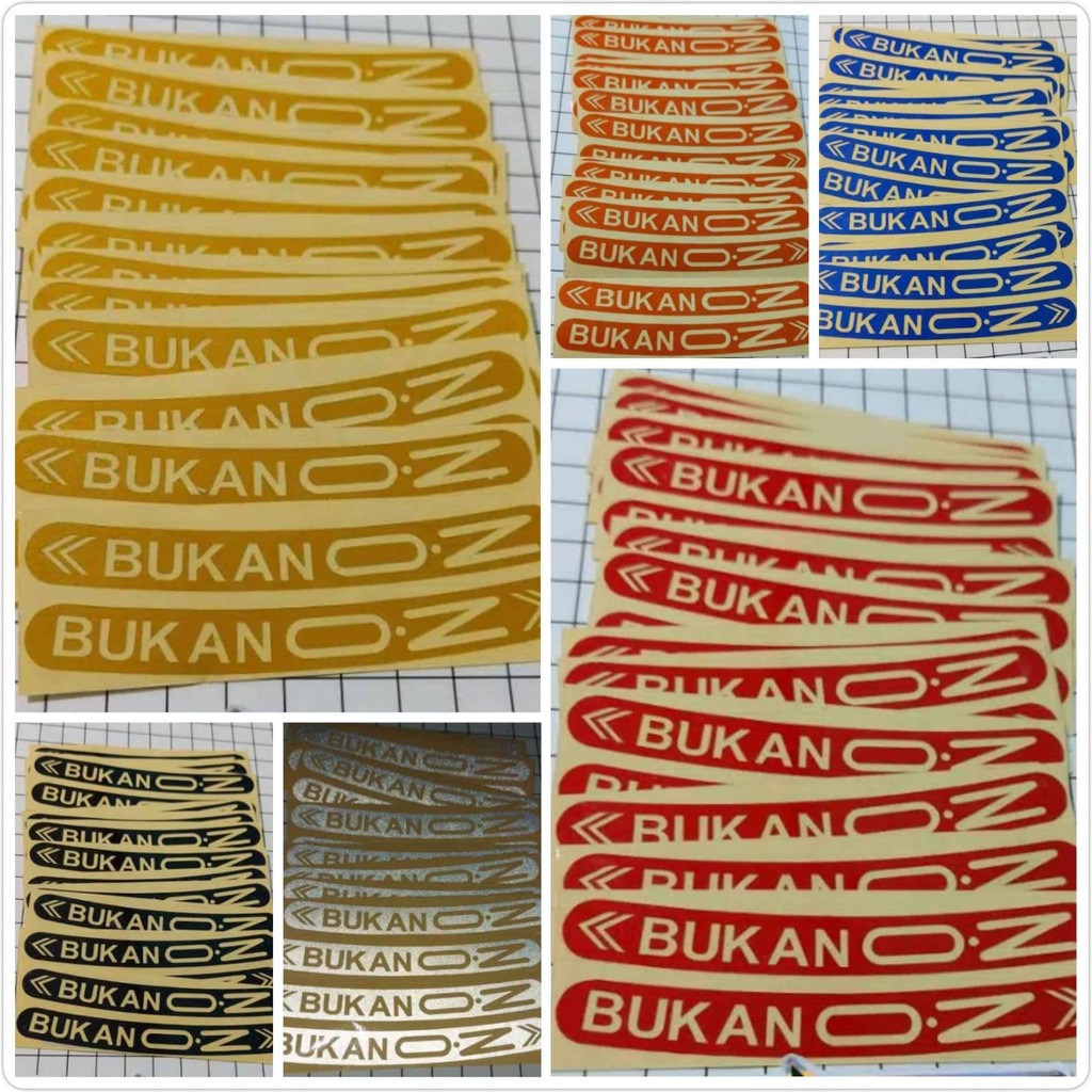 STIKER CUTTING VELG MOTOR BUKAN OZ TERBARU VARIASI RACING KEREN TERMURAH