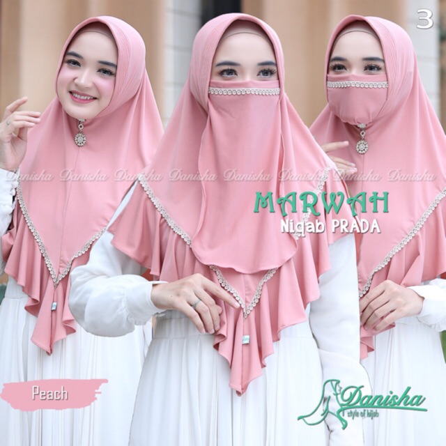 DANISHA | Khimar MARWAH NIQAB PRADA Jersey