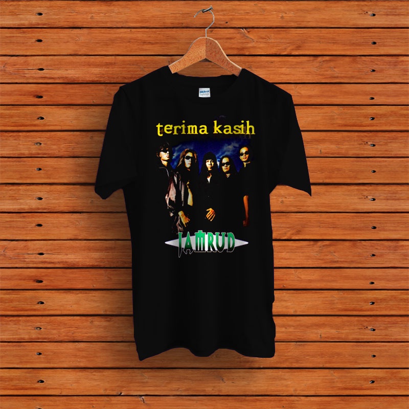 kaos band jamrud album terima kasih tshirt original gildan softstyle
