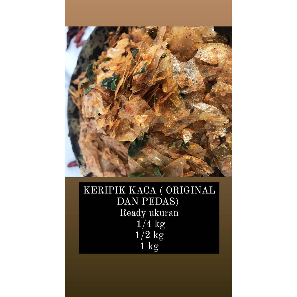 

keripik kaca rempah
