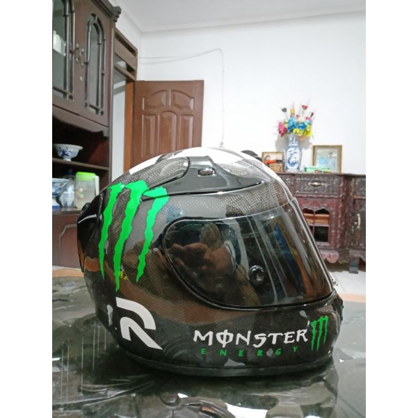 Helm HJC Rpha 10 Repaint Carbon Ben Spies