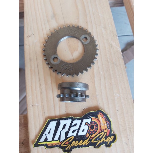 Gigi sentrik set Tiger revo 2000 Megapro Gl pro original copotan