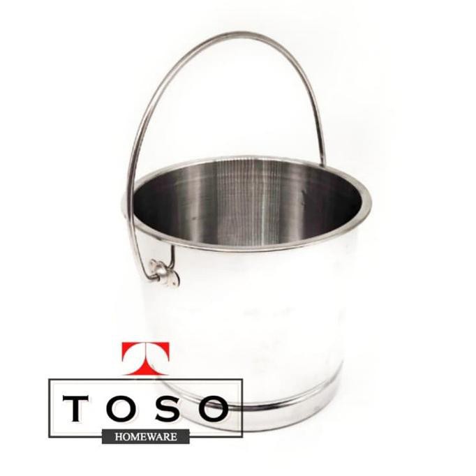 Ice Bucket Stainless Ember Kecil Tempat Es Batu Wadah Es Batu ES1413