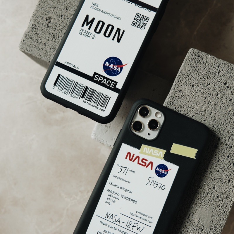 Nasa Ticket (1) Softcase full cover Iphone 6 7 8 6+ 7+ 8+ X XR XSMAX 11 12 PROMAX