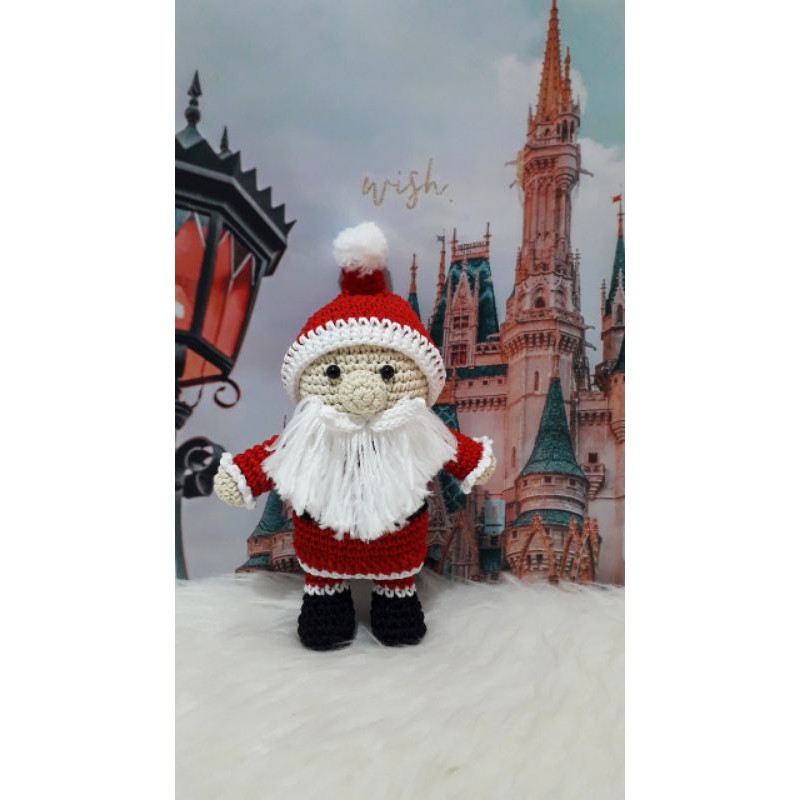 ZSH 284 - Boneka Santa Claus/boneka natal/Christmas gift/Handmade