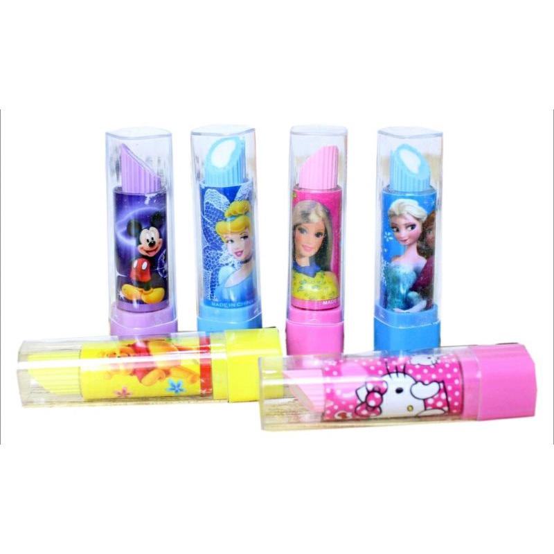 

Penghapus Sanrio Lipstik Bergambar Karakter Warna Warni