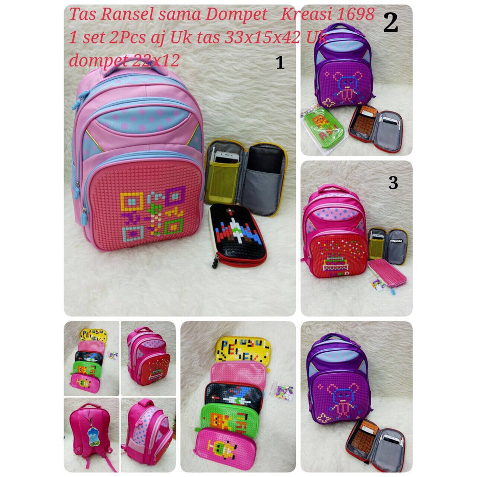 

Promo Murah Tas Ransel Lego Pixel dengan Kotak Pensil Lego