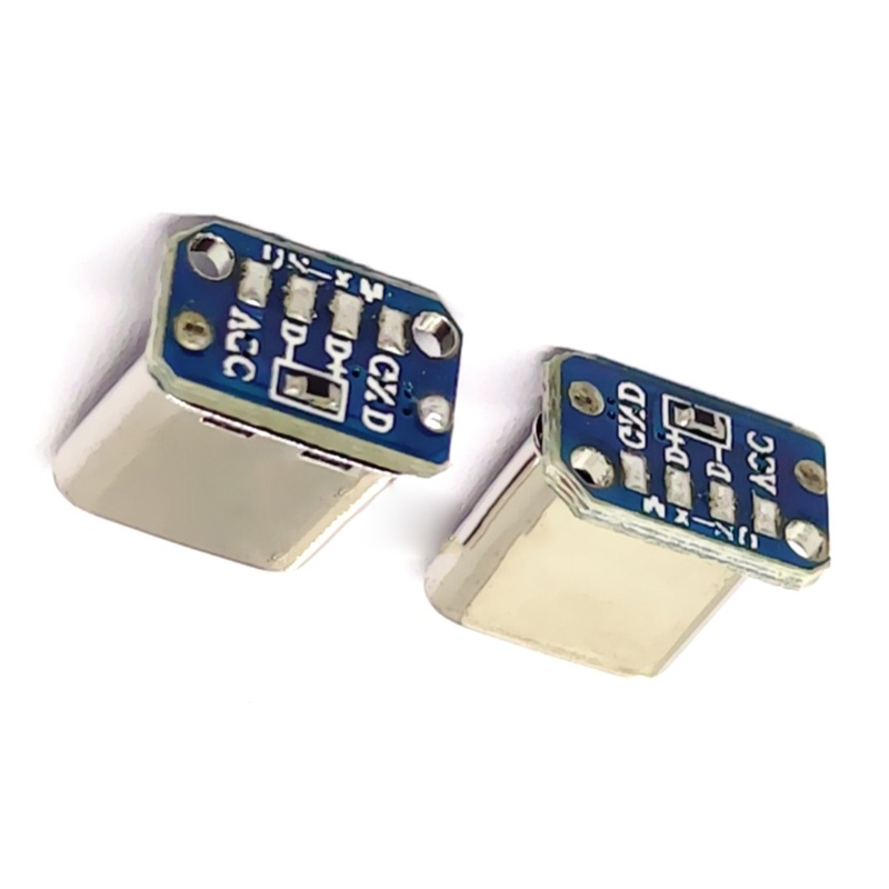 Btsg Pengganti USB-C male Untuk Konektor Kepala Papan Vertikal Plug Socket Repairing P