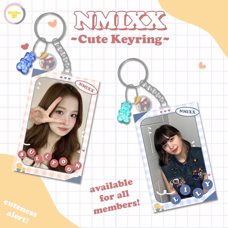 NMIXX KEYRING VOL.2 KEYCHAIN GANTUNGAN KUNCI CHARM NSWER