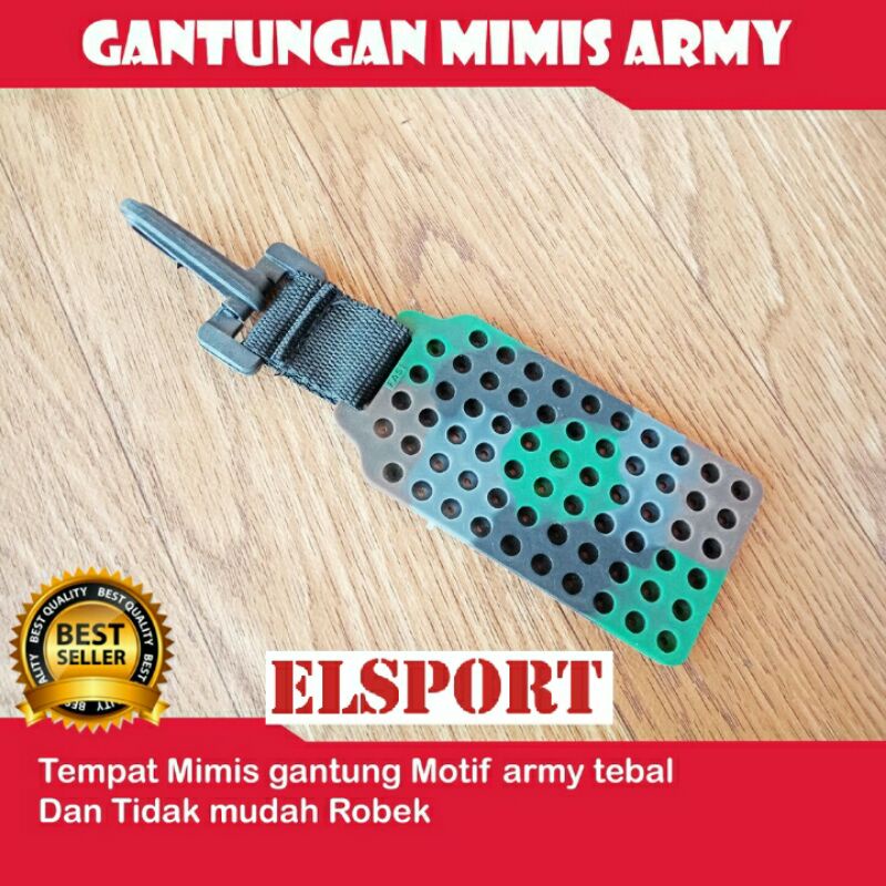 Tempat mims army-Gantungan mims model army