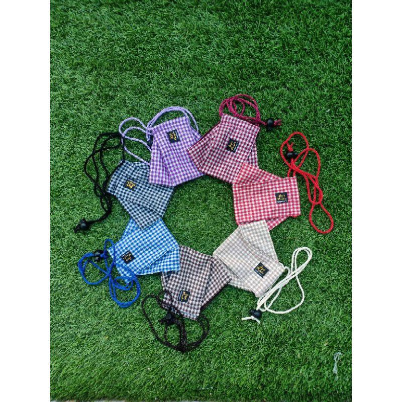 Masker Kain Origami 3D Model KF94 Motif Kotak