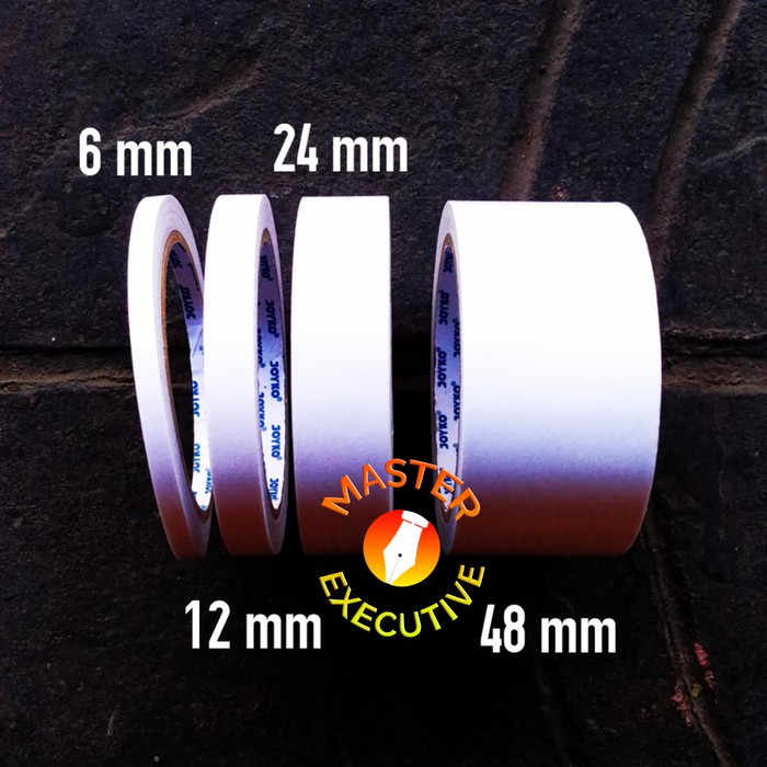 

[Promo] Joyko Double Tape 1 inch 24 mm x 15 yards Core Biru Blue Berkualitas