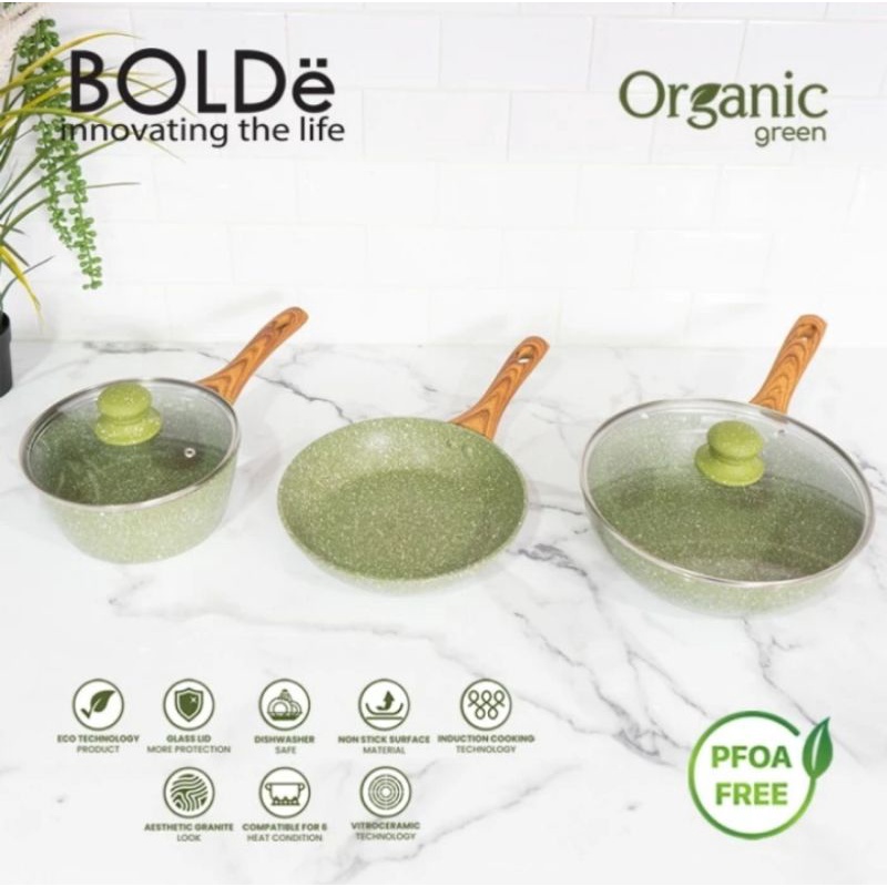 BOLDe Organic Green Set 5 PCS