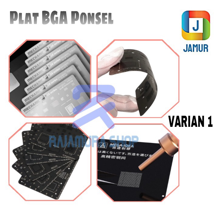 PLAT BGA HP VARIAN 1 CETAKAN IC EMMC EMCP IC CPU MTK QUALCOMM DLL PILIH TYPE