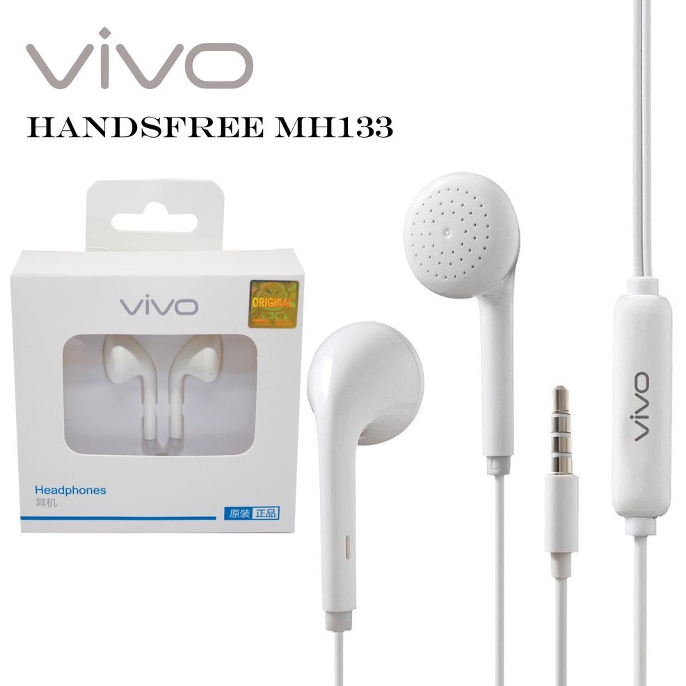 PROMO HEADSET VIVO ORIGINAL 99% + MIC / EARPHONE VIVO ORI MH133