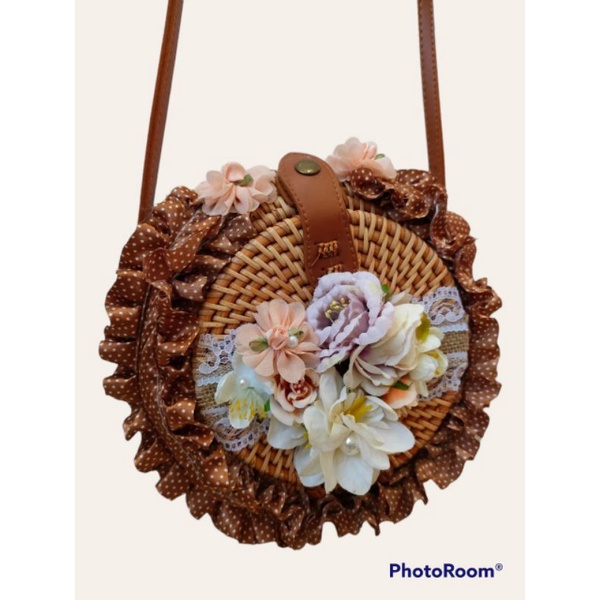 Tas Rotan Shabby Rattan Bag