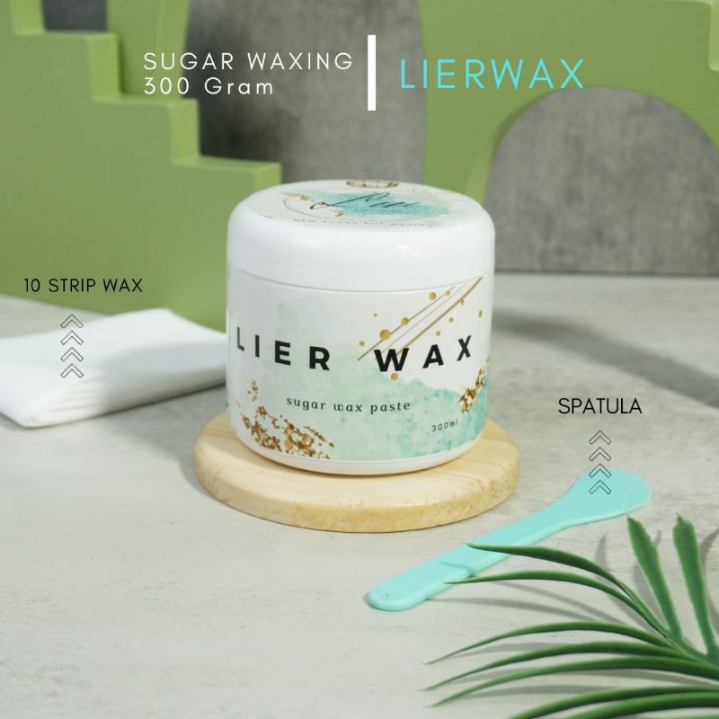 (PROMO) 300 GR LIERWAX SUGAR WAXING PREMIUM FREE 10 KAIN WAX &amp; SPATULA  - WAXING KETIAK - WAXING BULU - PENGHILANG BULU KETIAK - PENCABUT BULU KETIAK - WAXING- WAXING SUGAR - PEMBERSIH BULU KETIAK - WAXING MISS V- CREAM PENGHILANG BULU HAIR - WEXING - WAX