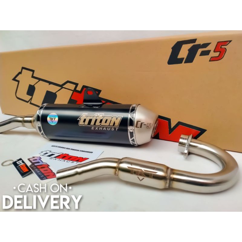 Knalpot Triton Exhaust CR-5 for CRF, KLX, WR155, D-TRACKER DLL