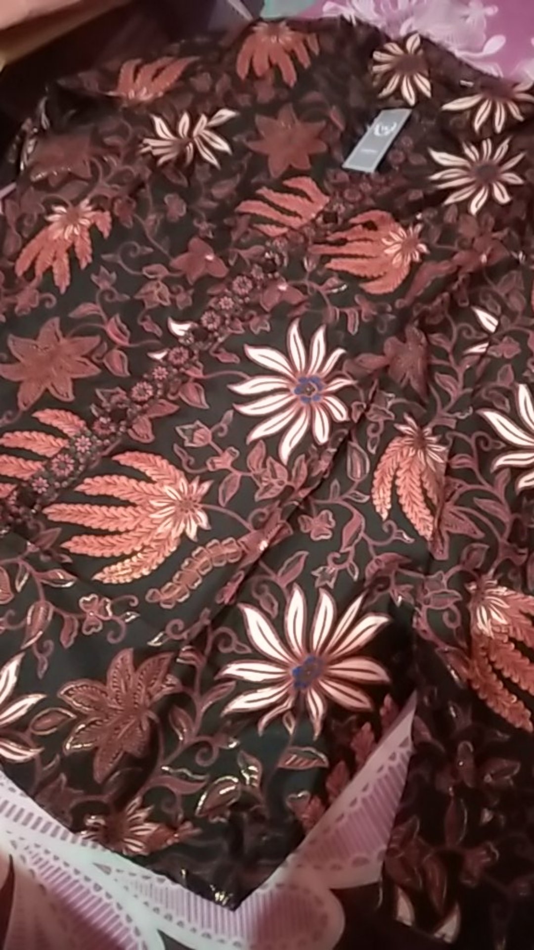 Kemeja Batik Prada Dewasa Lengan Panjang Jumbo