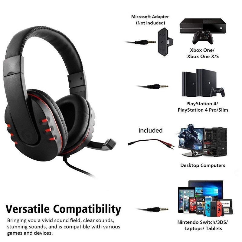 HEADPHONE GAMING /Headset MUSIC FOR HP /laptop superbass