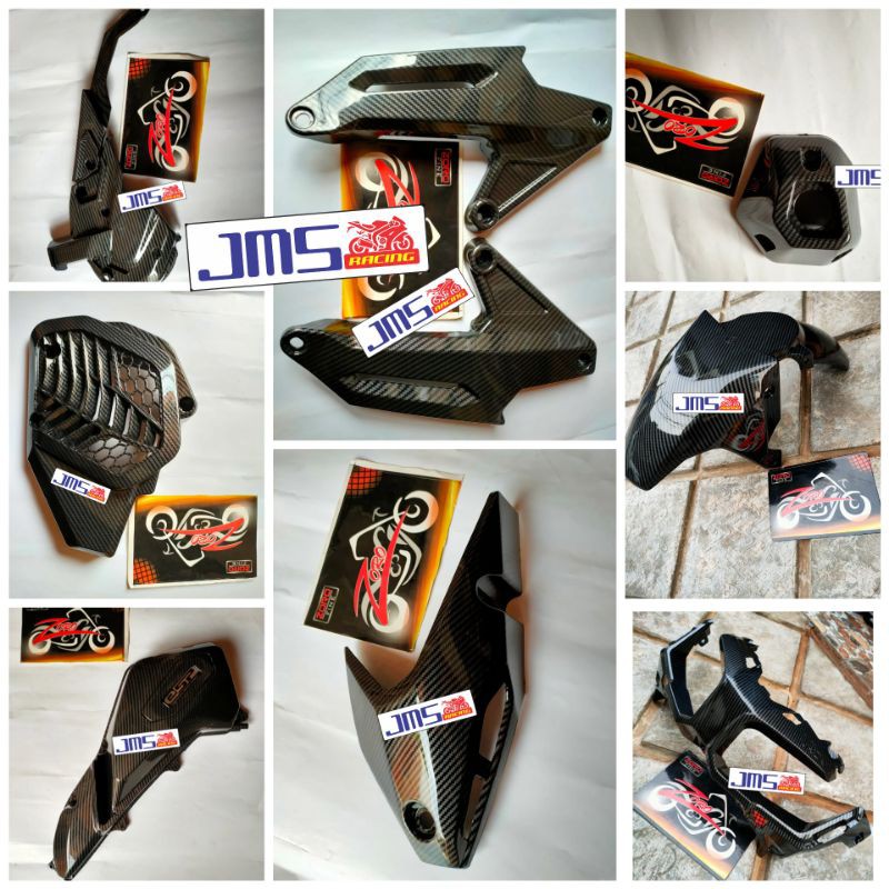 cover tutup carbon bodi set honda adv pijakan radiator cvt knalpot filter corong knalpot spakboard