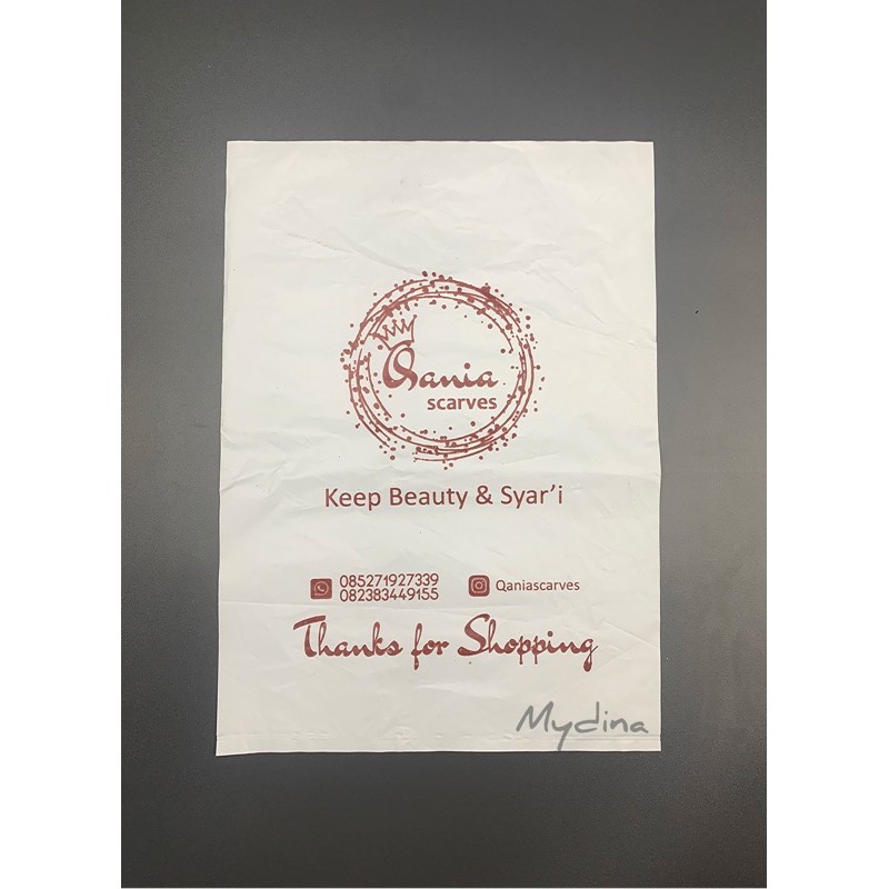 

Plastik Sablon HD Pengiriman / HD tanpa Plong ukuran 20x28 cm - Sablon 1 Sisi 1 Warna
