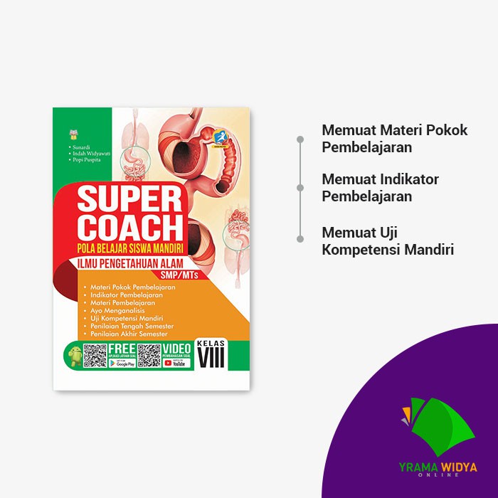 Yrama Widya - Buku Super Coach IPA Ilmu Pengetahuan Alam SMP/MTs untuk Kelas VIII-1
