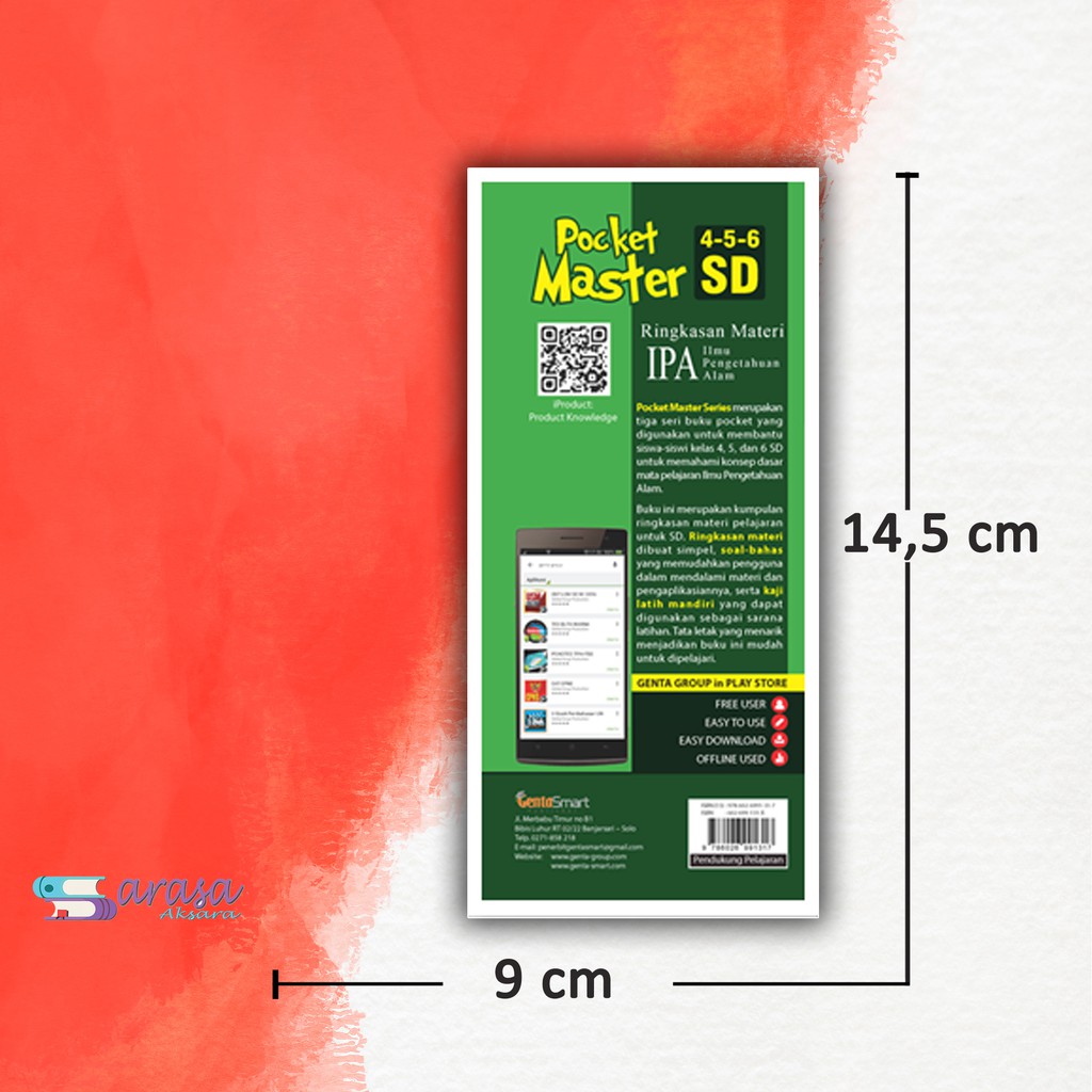 BUKU RUMUS PELAJARAN SD BUKU IPA SD POCKET MASTER RINGKASAN MATERI KELAS 4 5 6-3
