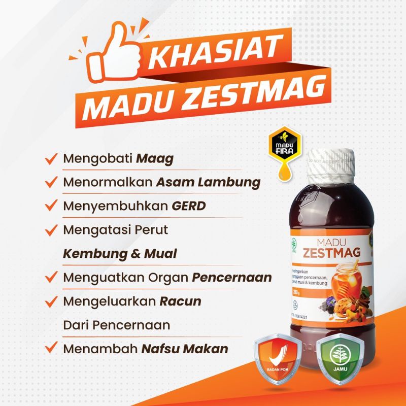 

MADU ZESTMAG | MENGOBATI MAAG, GERD DAN ASAM LAMBUNG