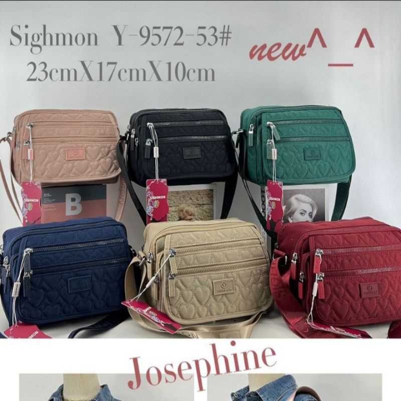 Tas selempang wanita sighmon import terbaru 9572-53