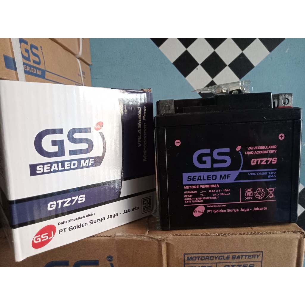 Aki Motor Vario 125, CB 150R Old/New, Satria Fu GTZ7S GS MF