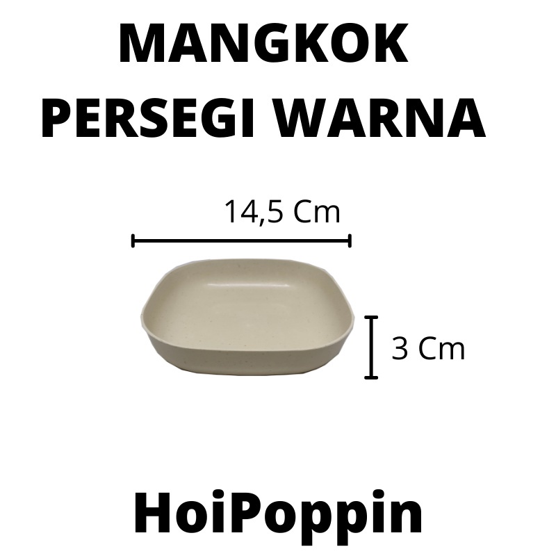 HPP - MANGKOK PERSEGI - MANGKOK PLASTIK - MANGKOK - MANGKOK PLASTIK MURAH - MANGKOK MURAH - MANGKOK WARNA