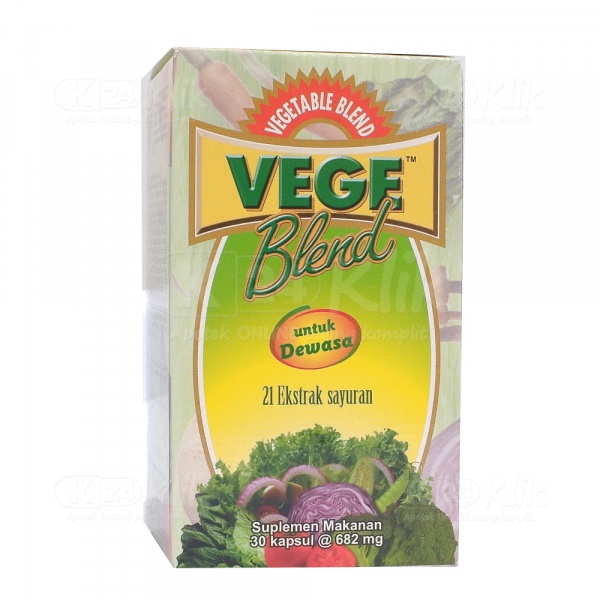 Vegeblend Adult 30s / Suplemen Makanan / Sayuran / Serat